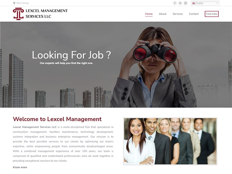 Landing Page design