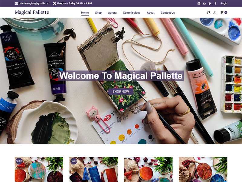 Corporate website design project